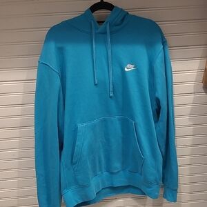 Nike Men's Teal Hoodie